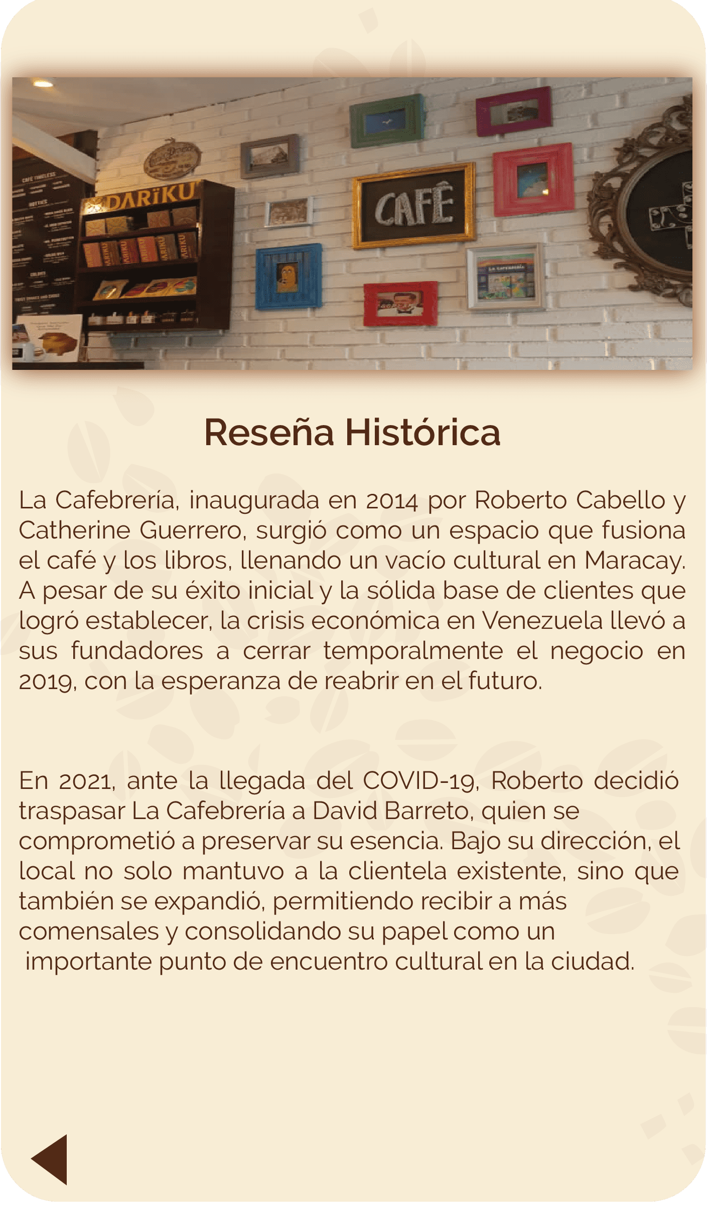 Reseña Histórica Café Brería