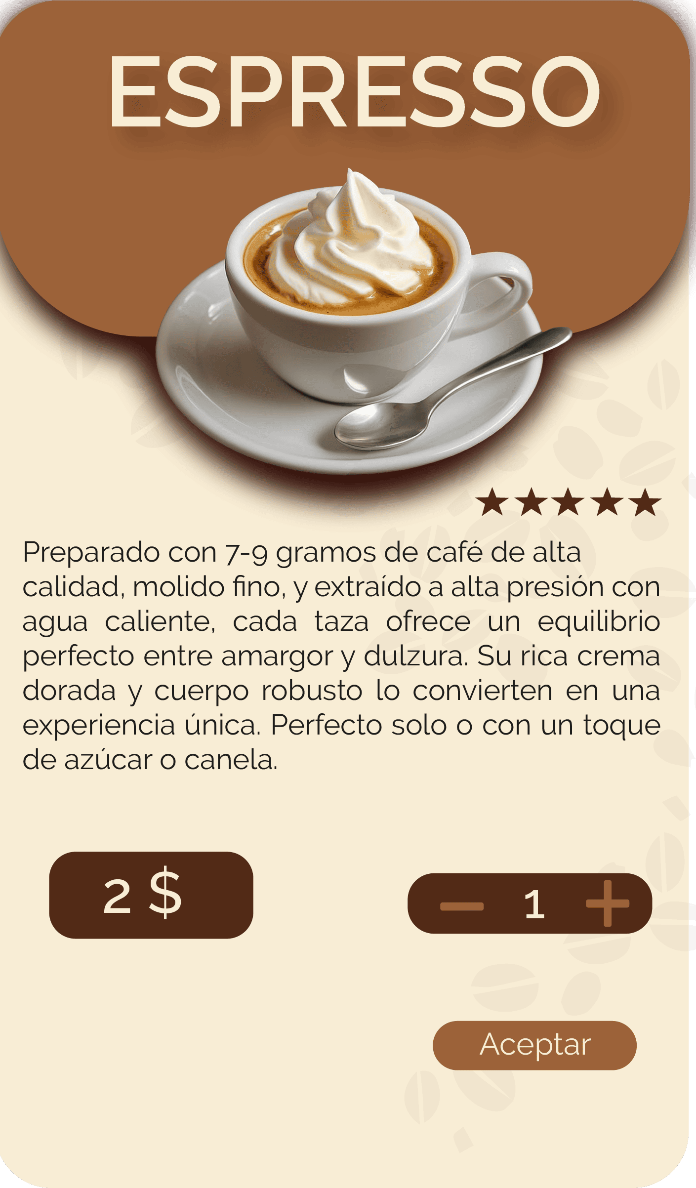 Espresso - Café Brería